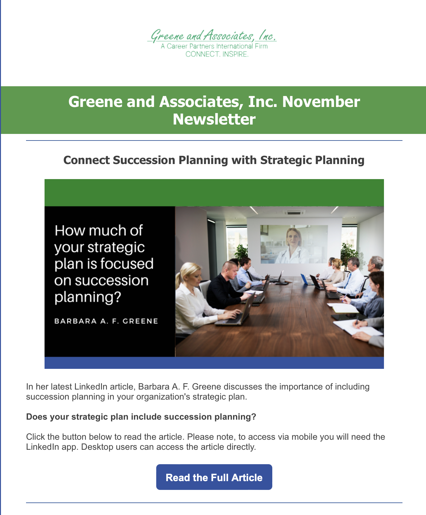 November 2023 Newsletter_Greene and Associates Inc